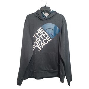 The North Face Trivet Pullover Hoodie XL Gray/Blue GUC Silky Touch Slim Fit